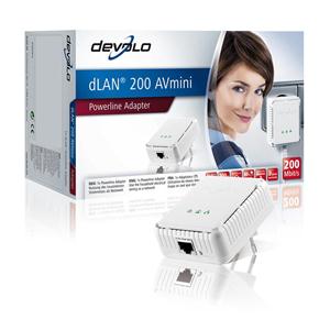 Powerline Ethernet Adapter on Protis   Powerline Ethernet Adapter Devolo Dlan 200 Avmini