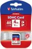 Verbatim Secure Digital High Capacity 4GB Class 10, Blister Pack, 43960