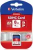 Verbatim Secure Digital High Capacity 8GB Class 10, Blister 