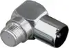 Konektor adapter antenski F(ž) - RF(m) - KUTNI