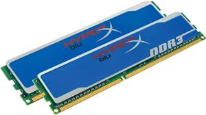 Memorija Kingston DDR3 1600MHz 8GB HyperX Blu (2x4GB) , 9-9-9-27, KHX1600C9D3B1K2/8GX