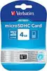 Verbatim Micro Secure Digital Card (HC) 4GB Class 10, Blister Pack