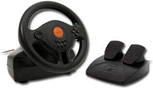 Canyon CNG-GW5 Wired Steering Wheel, Black, Retail (22x22cm)