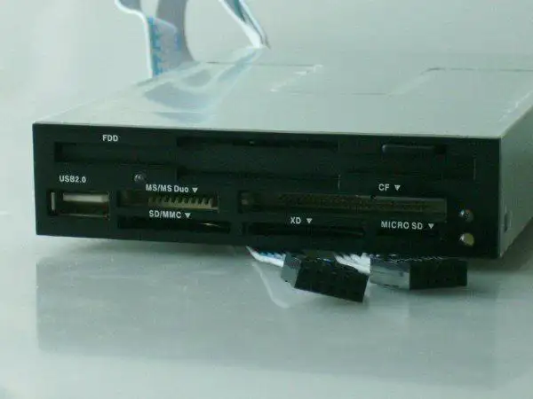 Floppy drive + čitač kartica, 2x9 pinski