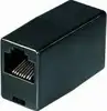 Transmedia TS15-8SL Adapter Western-jack to Western-jack 1:1 connected 8 8 to 8 8 black