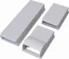Transmedia HZ1-1L Cord Management System 1,8m solid plastic silver colored every part consists of bracket and cover 8 pcs.: 200x62x28mm 1 pcs.: 100x62x28mm 1 pcs: cable outlet 100x62x40mm