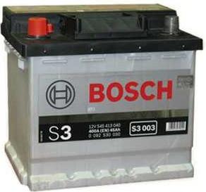 Akumulator BOSCH S3 003 45Ah/400A Baterija (+ L) 207x175x190 SILVER, 0 092 S30 030