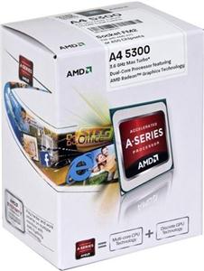 Procesor AMD CPU Trinity A4-Series X2 5300 (3.40GHz,1MB, 65W, FM2) box, Radeon TM HD 7480D