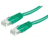 NaviaTec NVT-CAT6UTP0,5M_GRN CAT6 UTP Patch Kabel (RJ45) 0,5 m Košuljica za utp konektor Zelene boje twisted pair Bakreni vodič 1:1 connected kategorija 6 = 200 MHz AWG 24 CCA packed in polybag, Navia