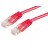 NaviaTec NVT-CAT6UTP0,5M_RED CAT6 UTP Patch Kabel (RJ45) 0,5 m Košuljica za utp konektor Crvene boje twisted pair Bakreni vodič 1:1 connected kategorija 6 = 200 MHz AWG 24 CCA packed in polybag, Navia