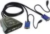 Edimax EK-2U2C KVM USB switch audio kab 2port
