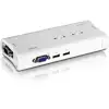 Trendnet TK-407K, 4-Port KVM switch with VGA and USB connections to computers, High quality 2048 x 1536 resolution, All required cabling included