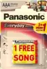 PANASONIC baterije LR03EPS/4BP 3+1F