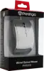 Miš PRESTIGIO PMSO05SI (Cable, Optical 800/1600dpi, 4 btn, USB 2.0), Silver