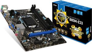 Matična ploča MSI B85M-E33, 1150, D3, S3, U3, HDMI, VGA, mATX