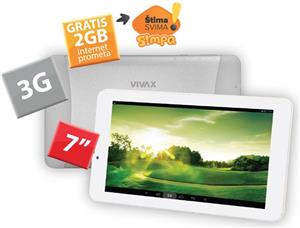 VIVAX tablet TPC-71213G Dual SIM + 2GB internet prometa