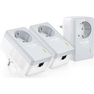 TP-Link TL-PA4010P TKIT 500Mbps Powerline Adapter Kit with 1 port 3pcs