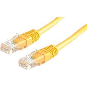 Kabel mrežni UTP, Cat. 6, 15m, CCA, 24AWG, Savitljivi, žuti