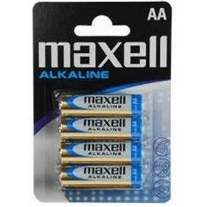 Baterija Maxell alkalna LR-6/AA, 4 kom