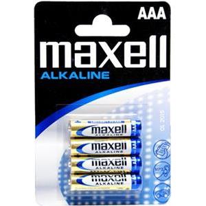 Baterija Maxell alkalna LR-3/AAA, 4 kom