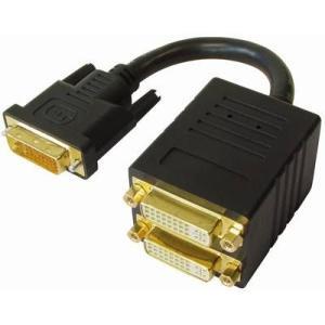 Transmedia CS 14, High Quality DVI Y-Splitter, DVI-D plug 24+1 pin to 2x DVI-D jack 24+1 pin, d