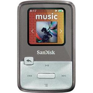 SanDisk MP3 Player SDMX22-008G-E46G Sansa Clip Zip 8GB Grey