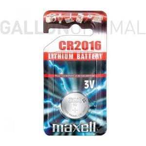 Maxell lit. dugm. baterija CR2016, 1 kom