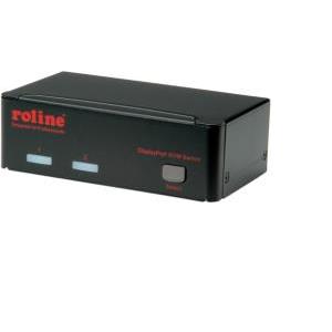 Roline KVM preklopnik, 1 korisnik - 2 računala, DisplayPort, USB Hub 
