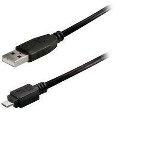 Transmedia USB typeA plug-Micro USB typeB 0,2m