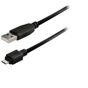 Transmedia USB typeA plug-Micro USB type A 1m