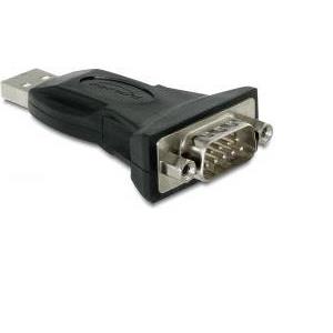 Adapter DELOCK, USB 2.0 na 1 x serijski RS-232 DB9 (M)