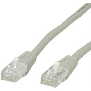 Kabel mrežni UTP, Cat. 6, 0,25m, CCA, 24AWG, Savitljivi, Sivi