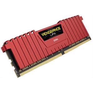 Memorija Corsair 8 GB DDR4 2400MHz Vengeance Red, CMK8GX4M1A2400C14R