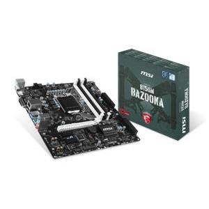 Matična ploča MSI B150M Bazooka, Intel B150, DDR4, zvuk, SATA, G-LAN, USB 3.1, HDMI, DVI, mATX, s. 1151