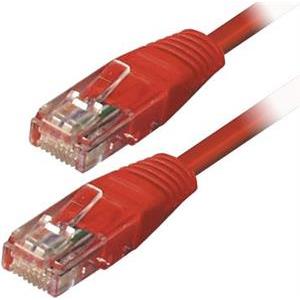 Kabel mrežni Transmedia Cat.5e UTP Kabel 0,5M, crveni