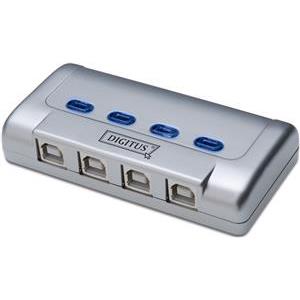 Digitus USB 2.0 sharing switch, 4-port