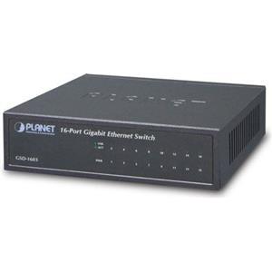 Planet 16-Port Desktop Gigabit Ethernet Switch