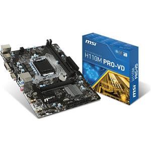 Matična ploča MSI H110M Pro-VD, s1151, mATX