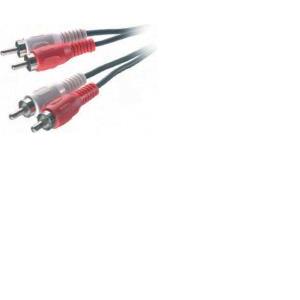 Kabel Audio, RCAx2 na RCAx2, 2,5 m, PromoStick Vivanco bulk