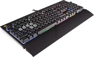 Tipkovnica Corsair Gaming STRAFE RGB Mechanical Gaming Keyboard, Ultra-Quiet, Backlit Multicolor LED, Cherry MX SILENT (International English)