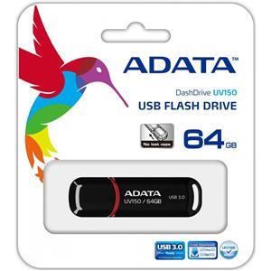 USB memorija 64 GB Adata DashDrive UV150 Black AD USB 3.0, AUV150-64G-RBK