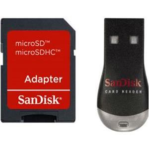 SanDisk Dodatna oprema SDDRK-121-B35 USB microSD / microSDHC / microSDXC Reader + SD Adapter