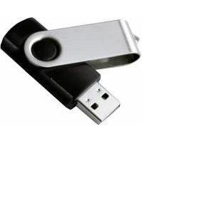 USB promo flash disk 8GB no logo crni