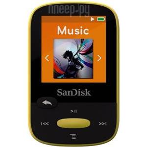 MP3 Player SanDisk SDMX24-008G-G46Y Clip Sport, Yellow8GB
