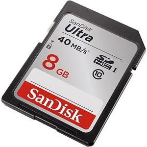 Memorijska kartica SanDisk SDSDUN-008G-G46 Ultra SDHC 8GB 40MB/s Class 10 UHS-I