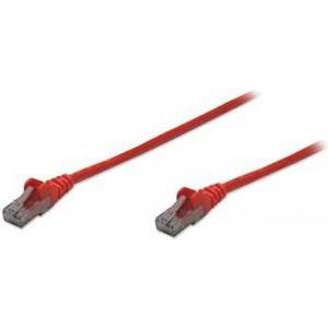 INT Patch Cable, Cat6, U/UTP, RJ45-Male/RJ45-Male, 2.0 m, Red, Polybag