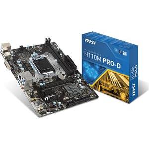 Matična ploča MSI H110M Pro-D, s1151, mATX