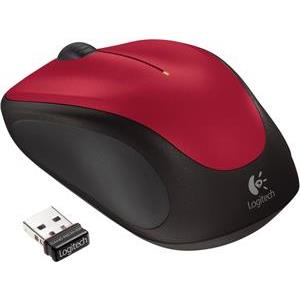 Miš Logitech Wireless M235, bežični, crveni