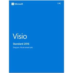 Software Microsoft Visio Standard 2016 Win, svi jezici, D86-05549, elektronski proizvod