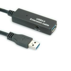 Roline USB3.0 aktivni produžni kabel sa ponavljačem, 15m, 12.04.1081